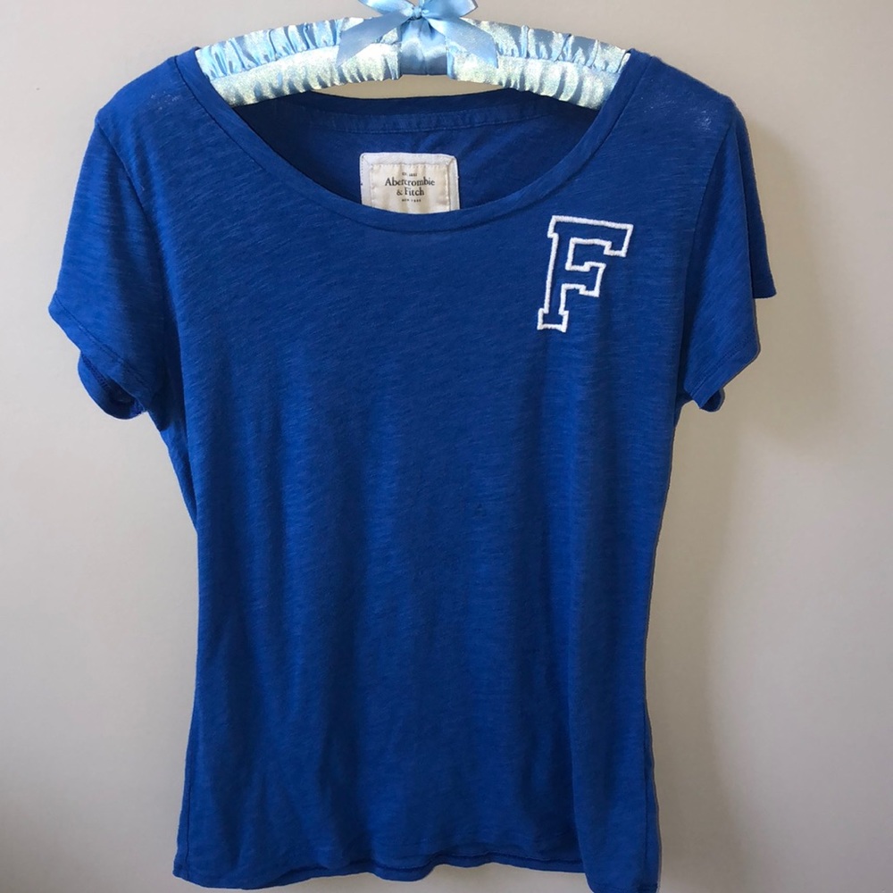 Abercrombie- blue tee
